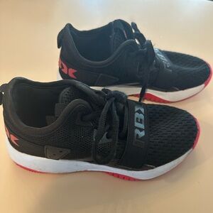 RBX boys black and red lace up sneakers size 13 youth